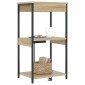 vidaXL Κομοδίνο Δρύς Sonoma 41 x 31 x 76 εκ. Επεξεργασμένο Ξύλο