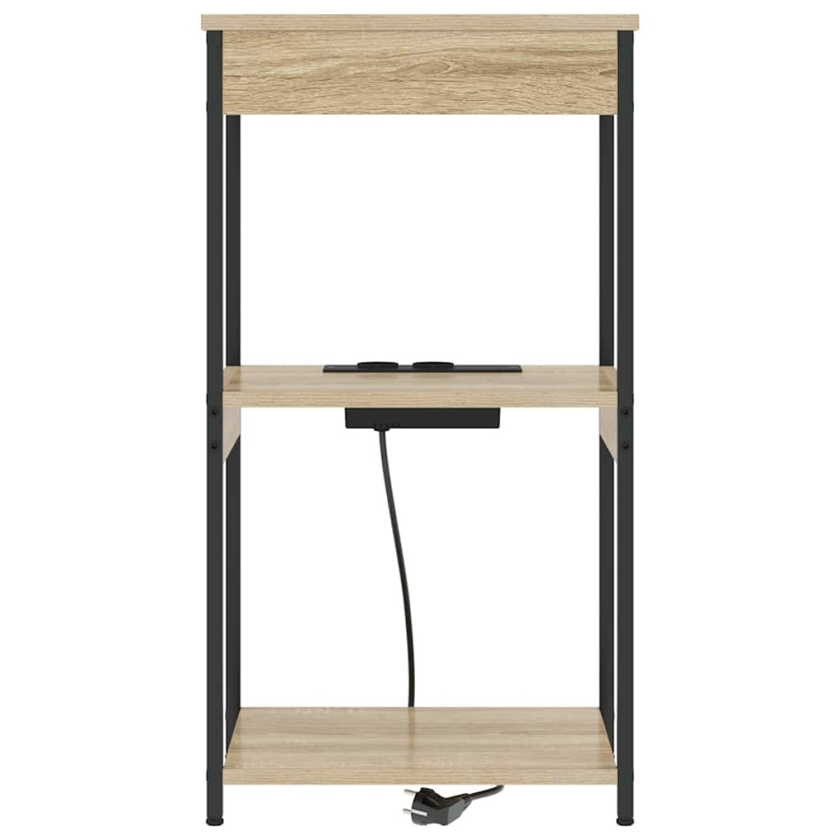 vidaXL Κομοδίνο Δρύς Sonoma 41 x 31 x 76 εκ. Επεξεργασμένο Ξύλο