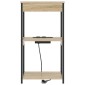 vidaXL Κομοδίνο Δρύς Sonoma 41 x 31 x 76 εκ. Επεξεργασμένο Ξύλο