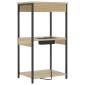 vidaXL Κομοδίνο Δρύς Sonoma 41 x 31 x 76 εκ. Επεξεργασμένο Ξύλο
