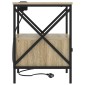 vidaXL Κομοδίνο Δρύς Sonoma 41,5 x 40,5 x 55 εκ. Επεξεργασμένο Ξύλο