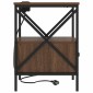 vidaXL Κομοδίνο Καφέ δρυς 41,5 x 40,5 x 55 εκ. Επεξεργασμένο Ξύλο