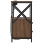 vidaXL Κομοδίνο Καφέ δρυς 40 x 31 x 60 εκ. Επεξεργασμένο Ξύλο