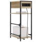 vidaXL Κομοδίνο Δρύς Sonoma 40 x 27 x 76 εκ Επεξεργασμένο Ξύλο