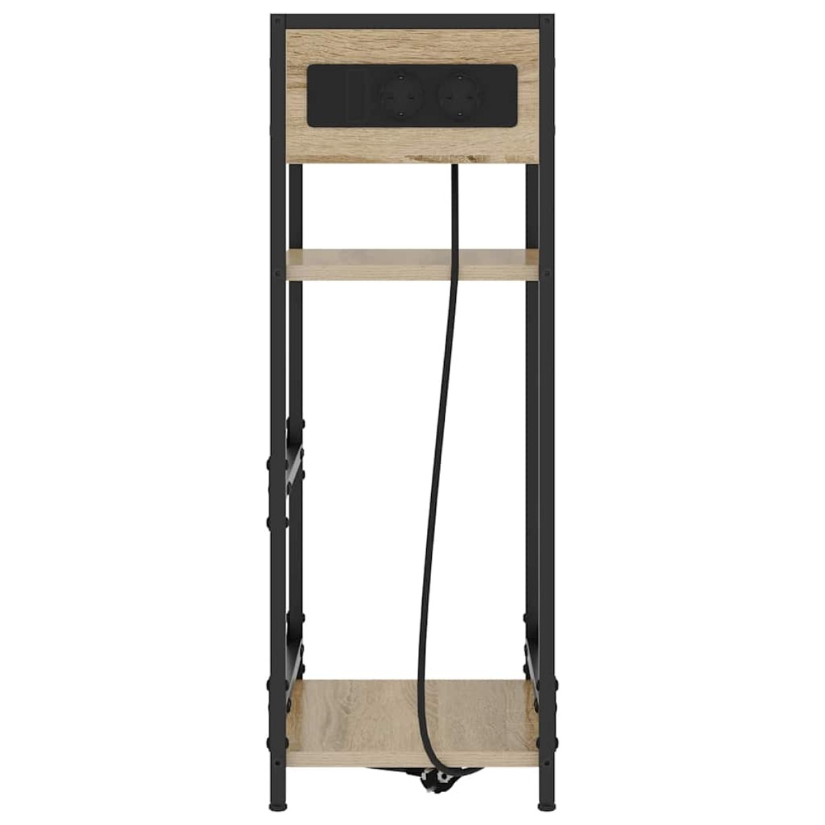 vidaXL Κομοδίνο Δρύς Sonoma 40 x 27 x 76 εκ Επεξεργασμένο Ξύλο
