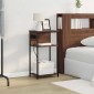 vidaXL Κομοδίνο Καφέ δρυς 41 x 28 x 76 εκ. Επεξεργασμένο Ξύλο