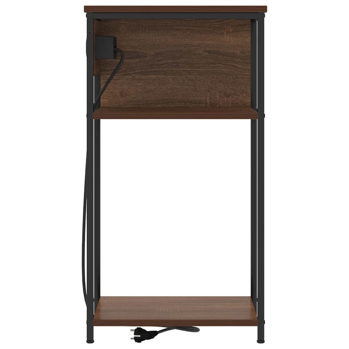vidaXL Κομοδίνο Καφέ δρυς 41 x 28 x 76 εκ. Επεξεργασμένο Ξύλο