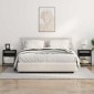 vidaXL Κομοδίνο 2 τμχ. Μαύρη Οξυά 38 x 30 x 48 εκ. Επεξεργασμένο Ξύλο