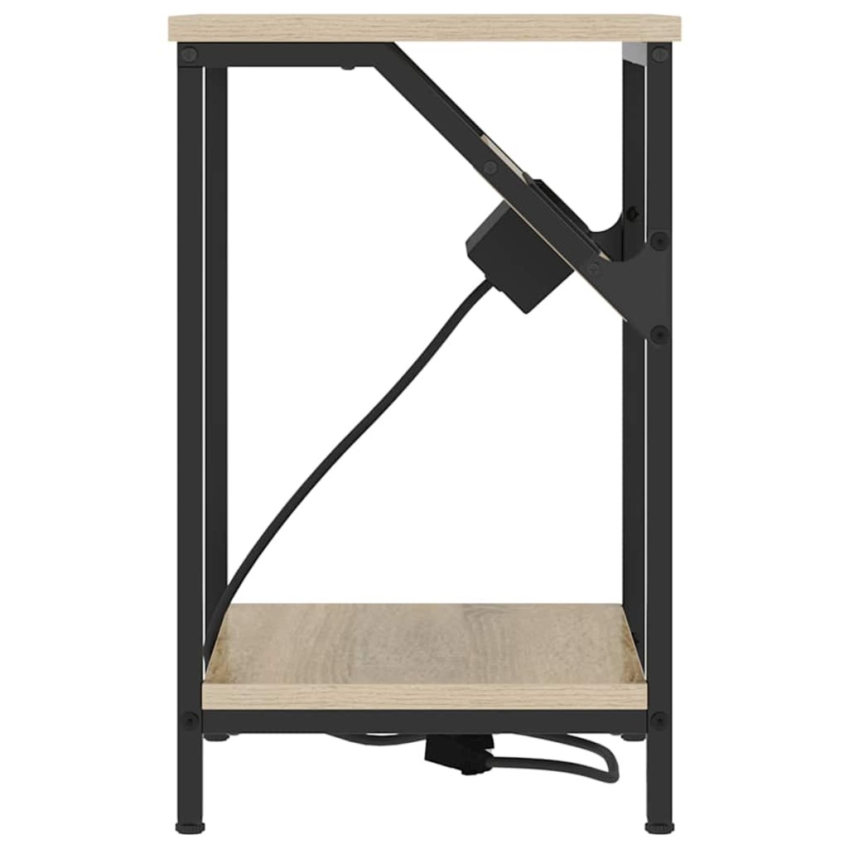 vidaXL Κομοδίνο 2 τμχ. Δρύς Sonoma 38 x 30 x 48 εκ. Επεξεργασμένο Ξύλο