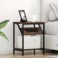 vidaXL Κομοδίνο Καφέ δρυς 38 x 30 x 48 εκ. Επεξεργασμένο Ξύλο