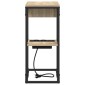 vidaXL Κομοδίνο Δρύς Sonoma 41,5 x 26 x 60,5 εκ Επεξεργασμένο Ξύλο