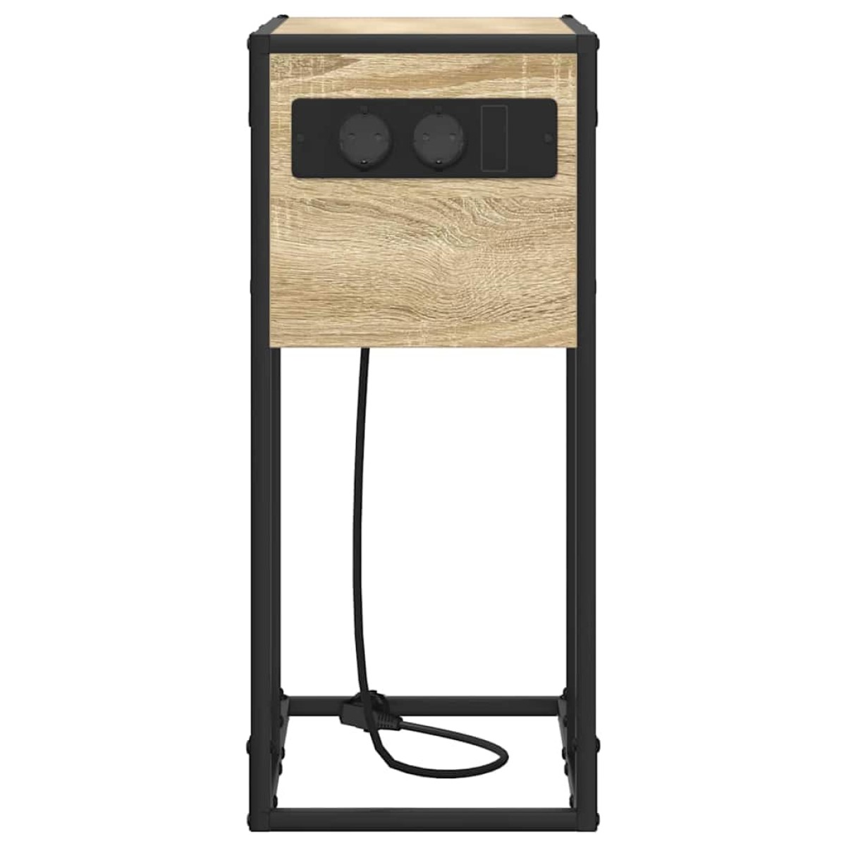 vidaXL Κομοδίνο Δρύς Sonoma 41,5 x 26 x 60,5 εκ Επεξεργασμένο Ξύλο
