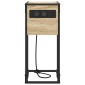 vidaXL Κομοδίνο Δρύς Sonoma 41,5 x 26 x 60,5 εκ Επεξεργασμένο Ξύλο