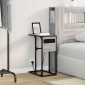 vidaXL Κομοδίνο Γκρίζο Σονομα 41,5 x 26 x 60,5 εκ Επεξεργασμένο Ξύλο