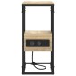 vidaXL Κομοδίνο Δρύς Sonoma 41,5 x 26 x 60,5 εκ Επεξεργασμένο Ξύλο