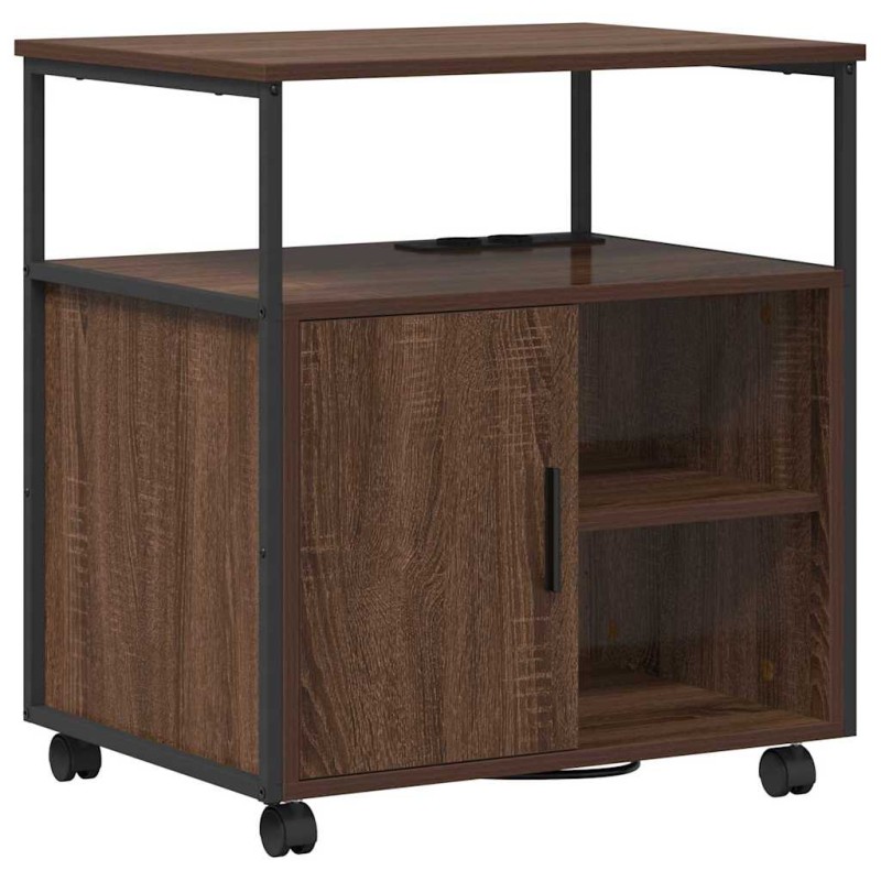 vidaXL Ντουλάπα με Σταθμό Φόρτισης 61 x 46 x 67 εκ. Επεξεργασμένο Ξύλο