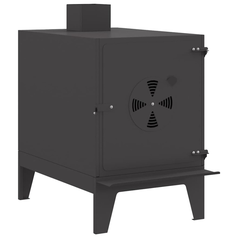 vidaXL Σόμπα Κατασκήνωσης Μαύρο 35 x 50 x 60 εκ Ψυχρής έλασης χάλυβας