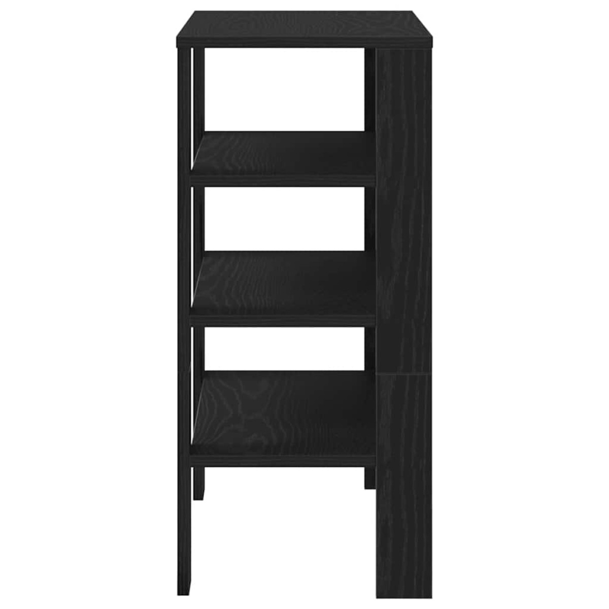Ράφι παπουτσιών vidaXL Μαύρο 61x32x70 cm Κατασκευασμένο ξύλο