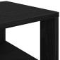 Ράφι παπουτσιών vidaXL Μαύρο 61x32x87,5 cm Κατασκευασμένο ξύλο
