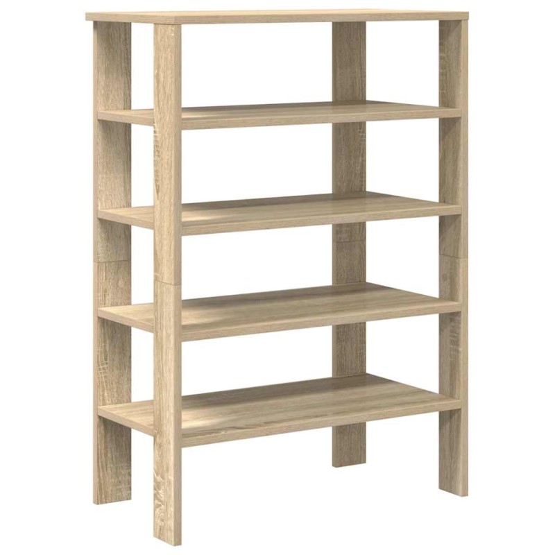 Ράφι παπουτσιών vidaXL Sonoma Oak 61x32x87,5 cm Κατασκευασμένο ξύλο
