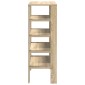 Ράφι παπουτσιών vidaXL Sonoma Oak 61x32x87,5 cm Κατασκευασμένο ξύλο