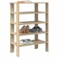 Ράφι παπουτσιών vidaXL Sonoma Oak 61x32x87,5 cm Κατασκευασμένο ξύλο