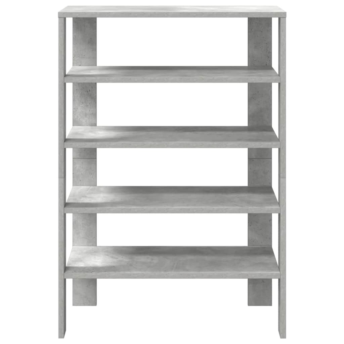 Ράφι παπουτσιών vidaXL Γκρι μπετόν 61x32x87,5 cm Κατασκευασμένο ξύλο