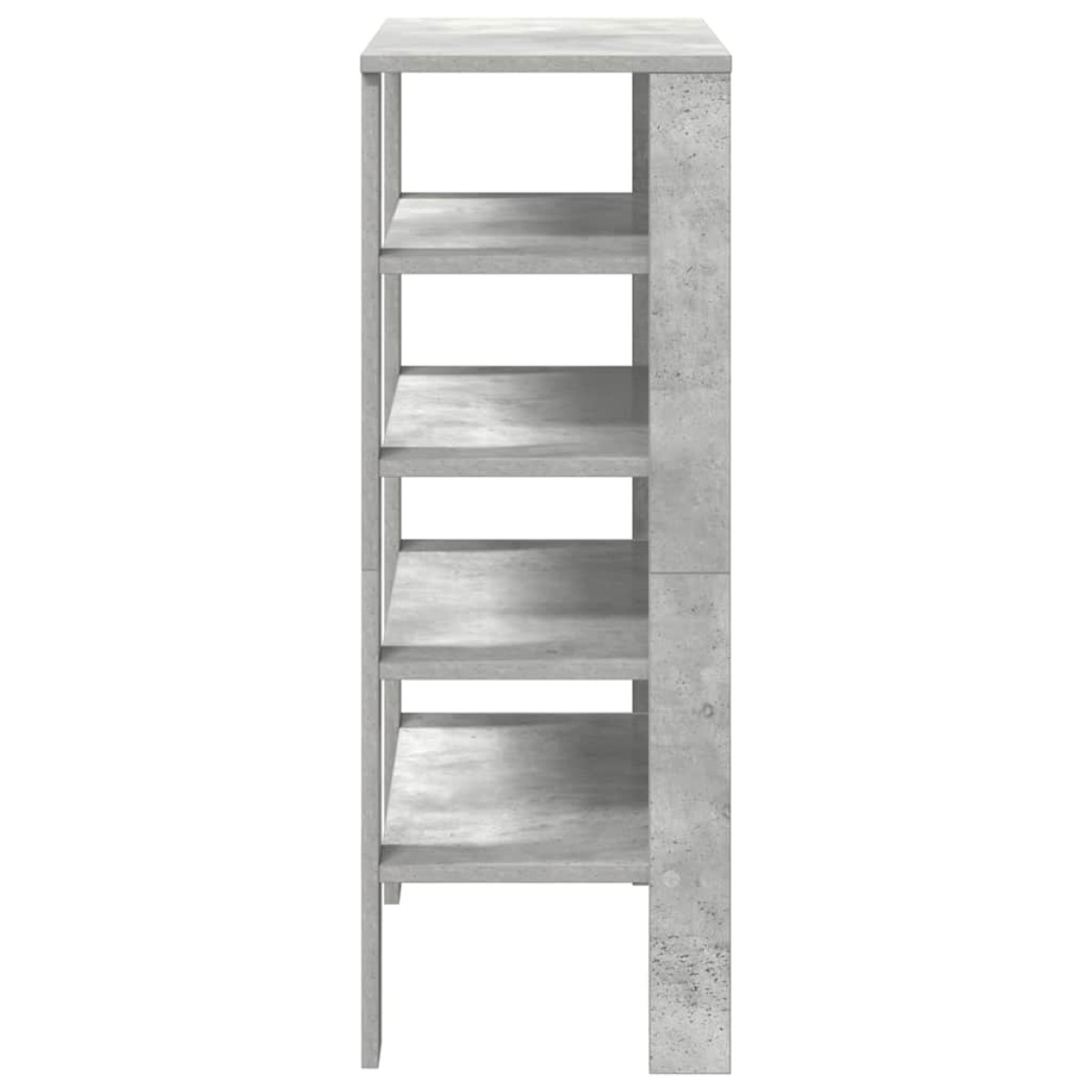 Ράφι παπουτσιών vidaXL Γκρι μπετόν 61x32x87,5 cm Κατασκευασμένο ξύλο