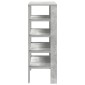 Ράφι παπουτσιών vidaXL Γκρι μπετόν 61x32x87,5 cm Κατασκευασμένο ξύλο