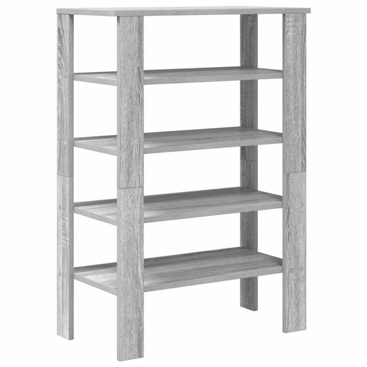 Ράφι παπουτσιών vidaXL Γκρι Sonoma 61x32x87,5 cm Κατασκευασμένο ξύλο