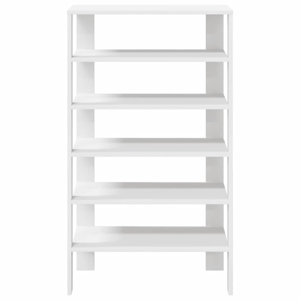vidaXL Παπουτσοθήκη Λευκή 61x32x105 εκ. από Επεξεργασμένο Ξύλο