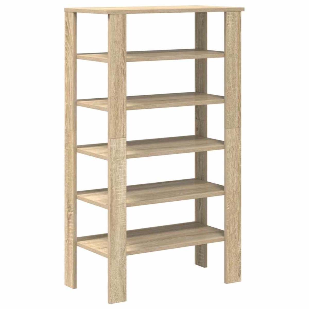 vidaXL Παπουτσοθήκη Sonoma Δρυς 61x32x105 εκ. Επεξεργασμένο Ξύλο