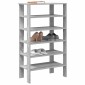 Ράφι παπουτσιών vidaXL Γκρι Sonoma 61x32x105 cm Κατασκευασμένο ξύλο
