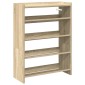 Ράφι παπουτσιών vidaXL Sonoma Oak 60x25x81 cm Κατασκευασμένο ξύλο