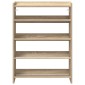 Ράφι παπουτσιών vidaXL Sonoma Oak 60x25x81 cm Κατασκευασμένο ξύλο