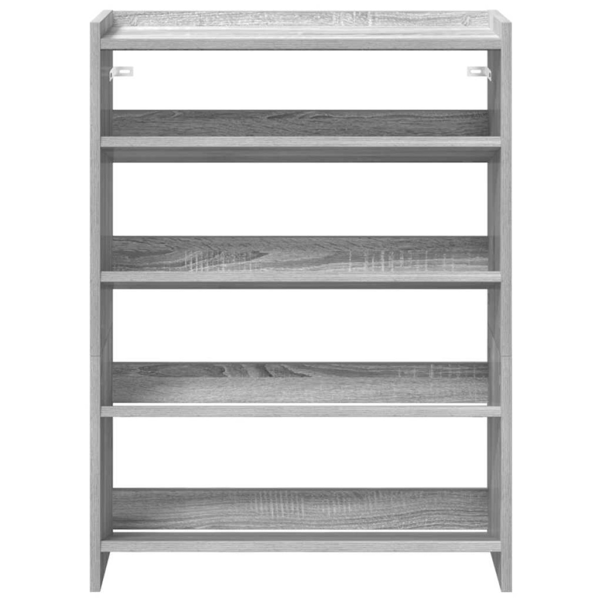 Ράφι παπουτσιών vidaXL Γκρι Sonoma 60x25x81 cm Κατασκευασμένο ξύλο