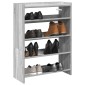 Ράφι παπουτσιών vidaXL Γκρι Sonoma 60x25x81 cm Κατασκευασμένο ξύλο