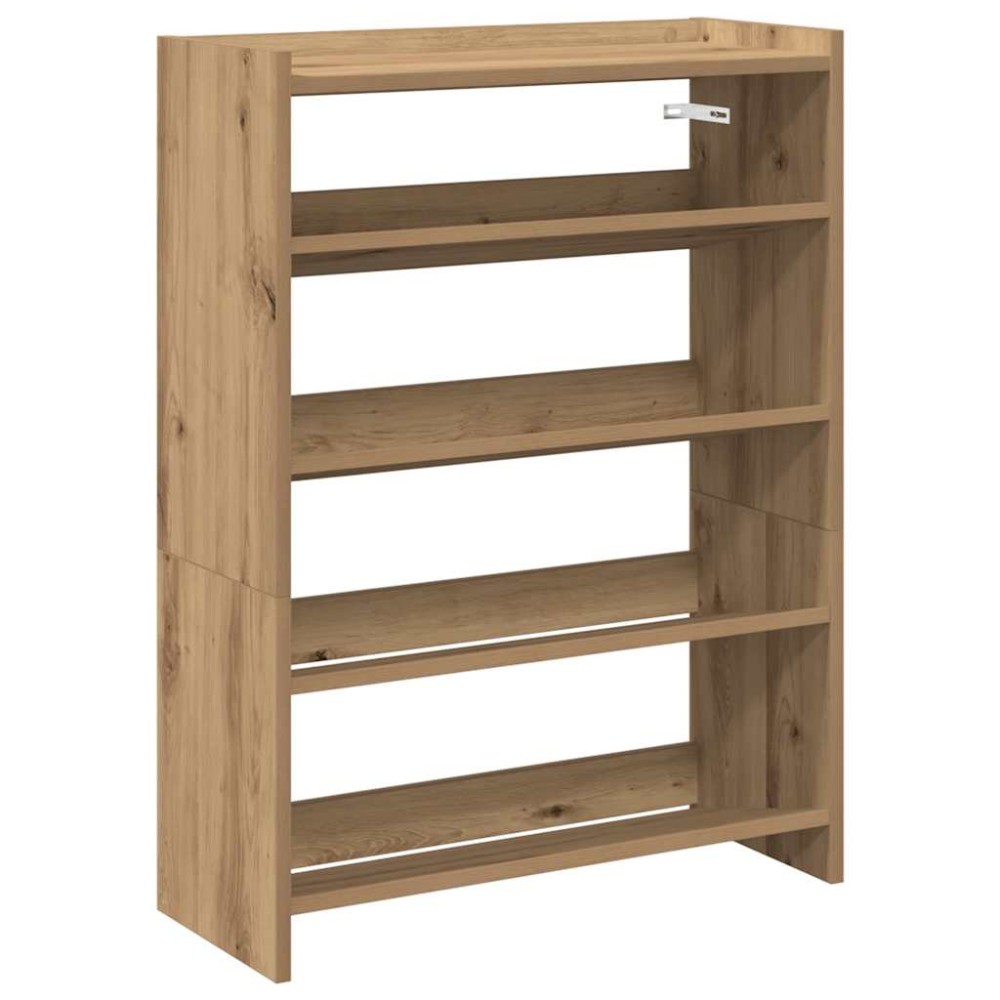 Ράφι παπουτσιών vidaXL Artisan Oak 60x25x81 cm Κατασκευασμένο ξύλο