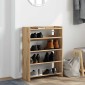 Ράφι παπουτσιών vidaXL Artisan Oak 60x25x81 cm Κατασκευασμένο ξύλο