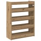 Ράφι παπουτσιών vidaXL Artisan Oak 60x25x81 cm Κατασκευασμένο ξύλο
