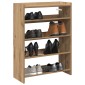Ράφι παπουτσιών vidaXL Artisan Oak 60x25x81 cm Κατασκευασμένο ξύλο