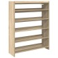 Ράφι παπουτσιών vidaXL Sonoma Oak 80x25x100 cm Κατασκευασμένο ξύλο