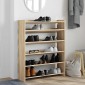 Ράφι παπουτσιών vidaXL Sonoma Oak 80x25x100 cm Κατασκευασμένο ξύλο