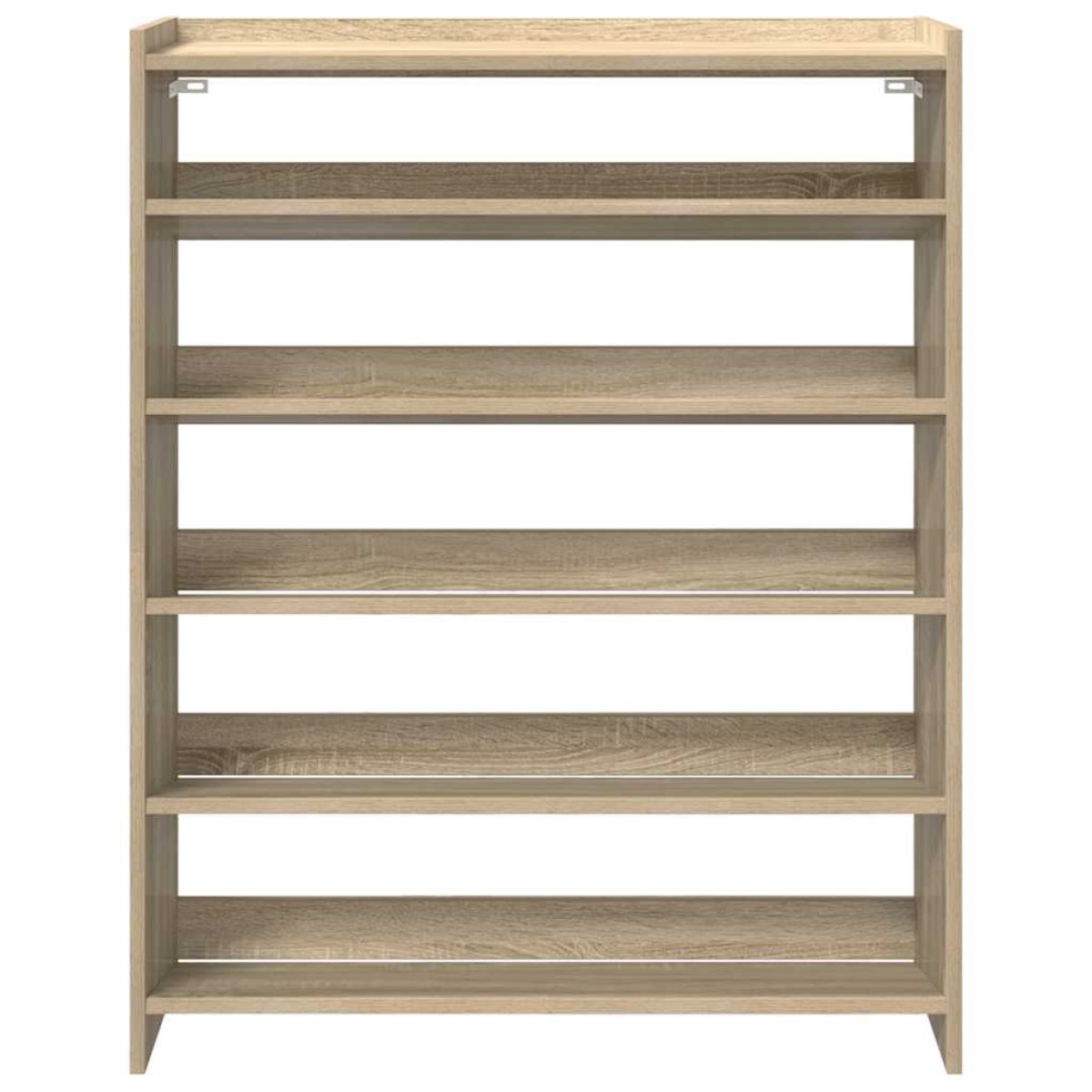 Ράφι παπουτσιών vidaXL Sonoma Oak 80x25x100 cm Κατασκευασμένο ξύλο