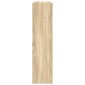 Ράφι παπουτσιών vidaXL Sonoma Oak 80x25x100 cm Κατασκευασμένο ξύλο