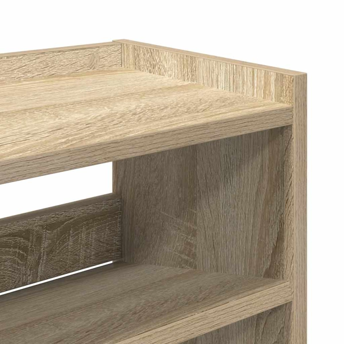 Ράφι παπουτσιών vidaXL Sonoma Oak 80x25x100 cm Κατασκευασμένο ξύλο