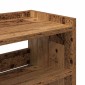 Ράφι παπουτσιών vidaXL Παλιό ξύλο 80x25x100 cm Κατασκευασμένο ξύλο