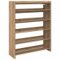 Ράφι παπουτσιών vidaXL Artisan Oak 80x25x100 cm Κατασκευασμένο ξύλο