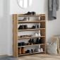 Ράφι παπουτσιών vidaXL Artisan Oak 80x25x100 cm Κατασκευασμένο ξύλο
