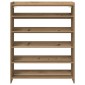 Ράφι παπουτσιών vidaXL Artisan Oak 80x25x100 cm Κατασκευασμένο ξύλο